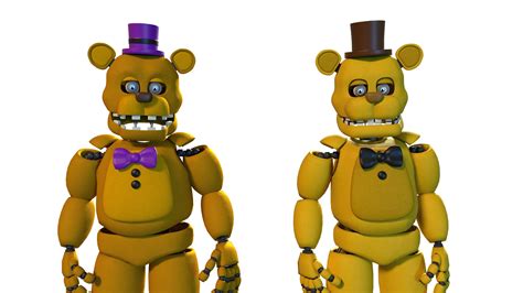 Fredbear vs golden freddy - im just curious. i know the jumpscare appears during a golden freddy easter egg, but still, there's literally nothing else that points towards it being canon, even so that "evidence" is very very flismy, and contradicts the evidence of fredbear looking difference because of the bite of 83 minigame, fnaf 4 nightmare fredbear and nightmare looking a lot different then nightmare freddy. 